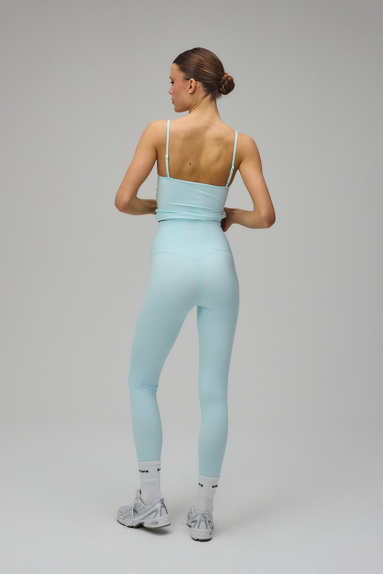 Scrunch Tank Top - Crystal Blue