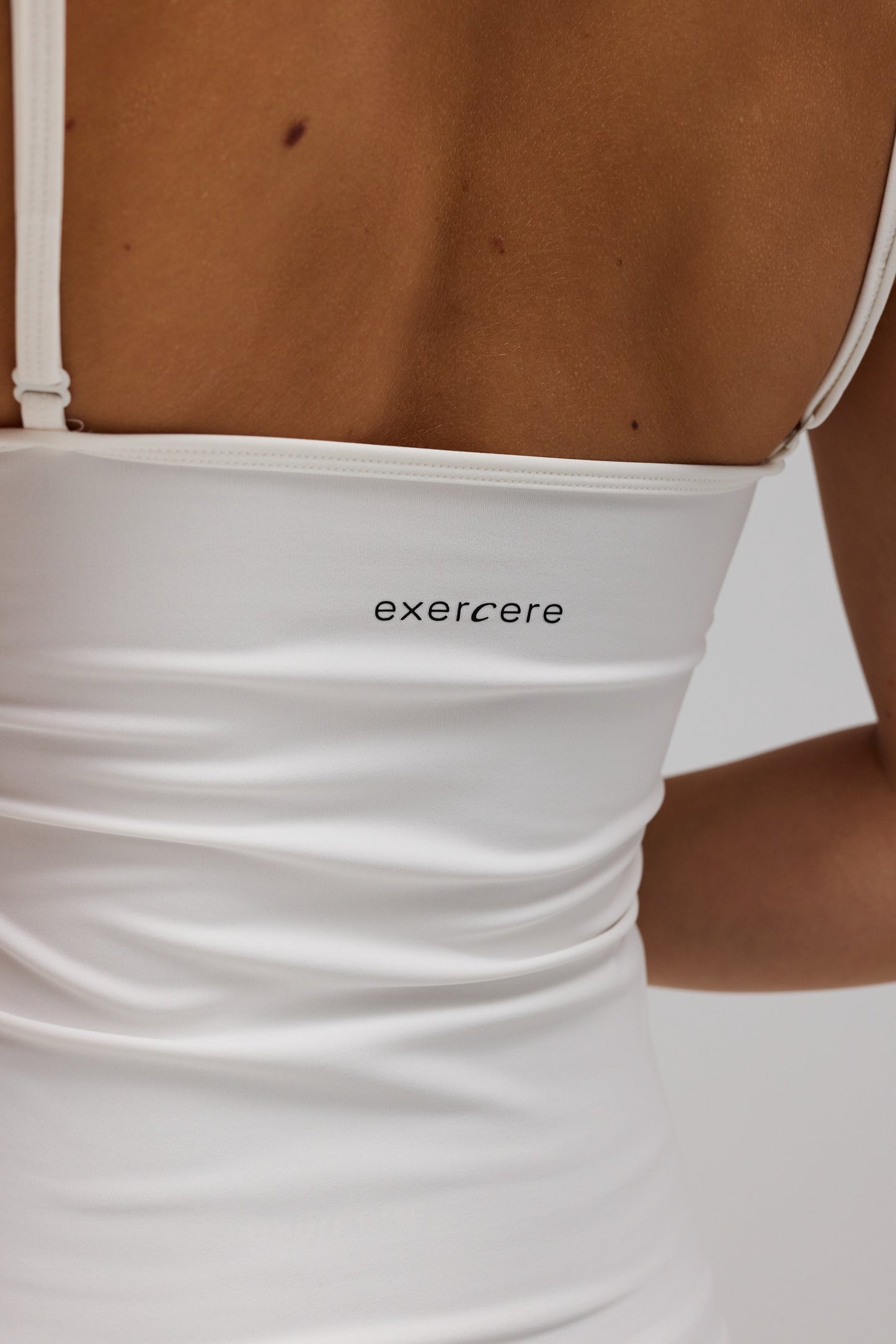 Scrunch Tank Top - White