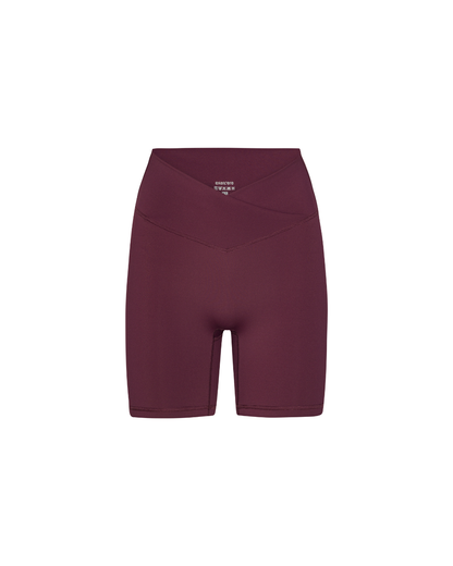 Wrap Shorts - Deep Plum