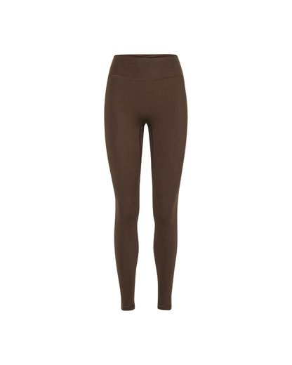 Luna Scrunch Tights - Pecan Brown