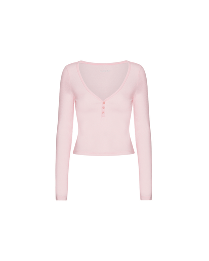 Rib Long Sleeve - Soft Pink