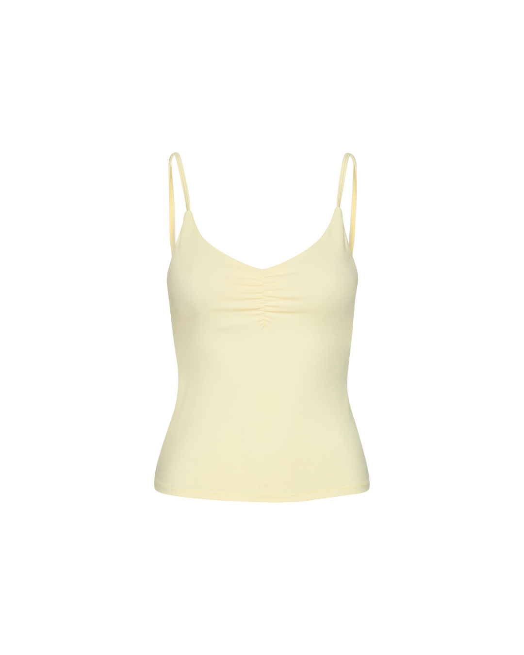Scrunch Tank Top - Lemon