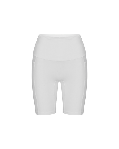 Active Pocket Shorts - White