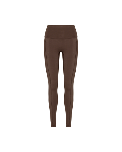 Active Pocket Tights - Pecan Brown