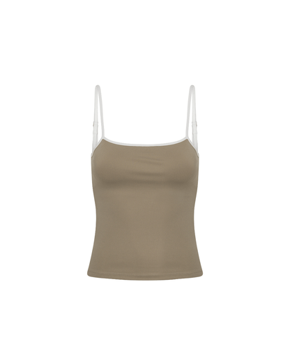 Active Tank Top - Sand Beige
