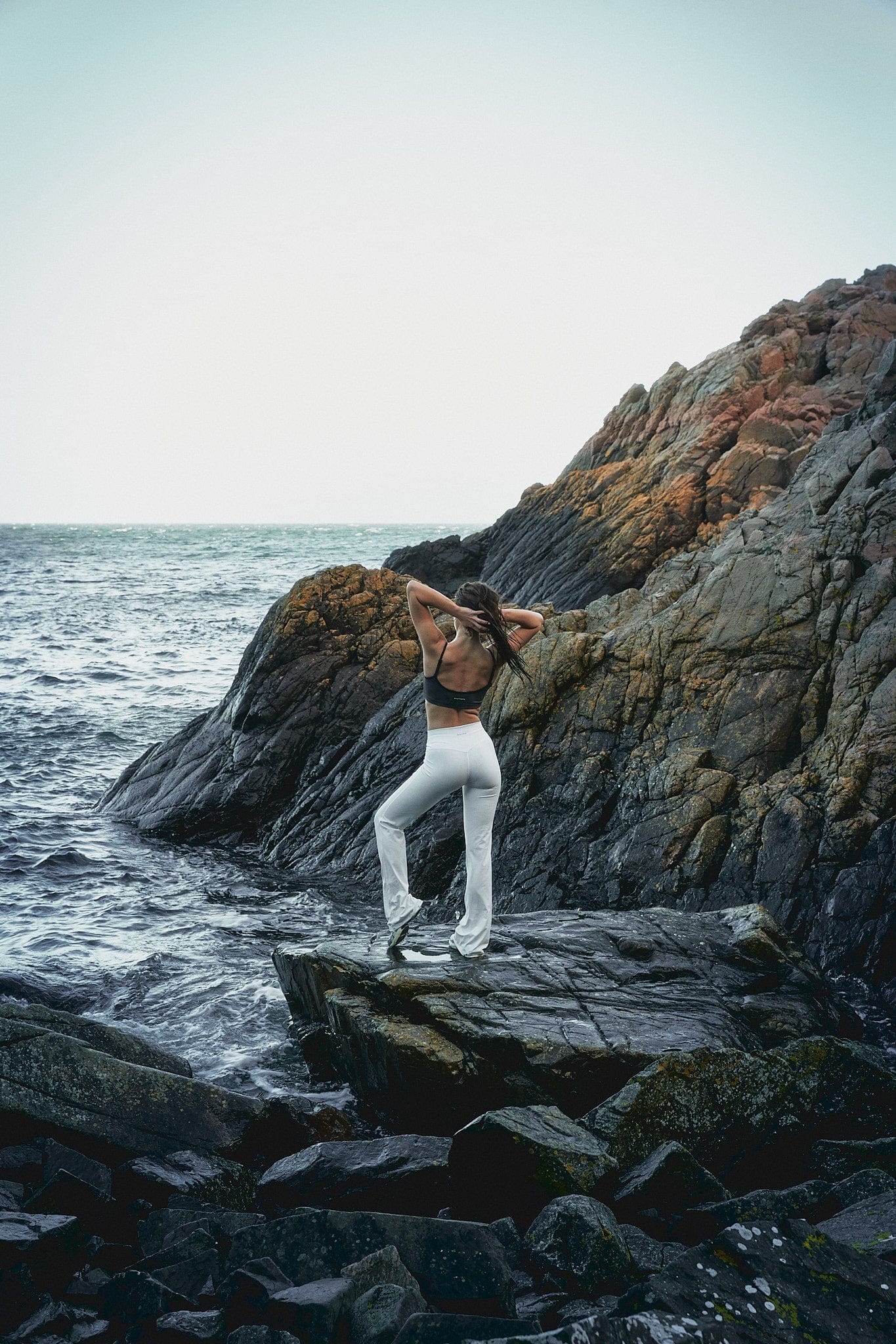 Flare Yoga Pants - White