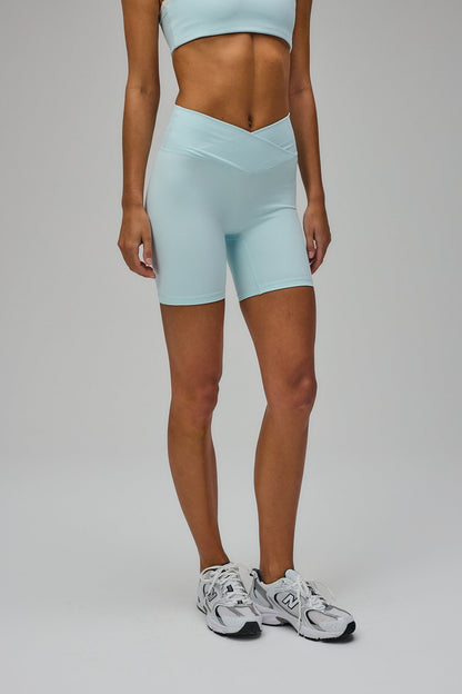 Wrap Shorts - Crystal Blue
