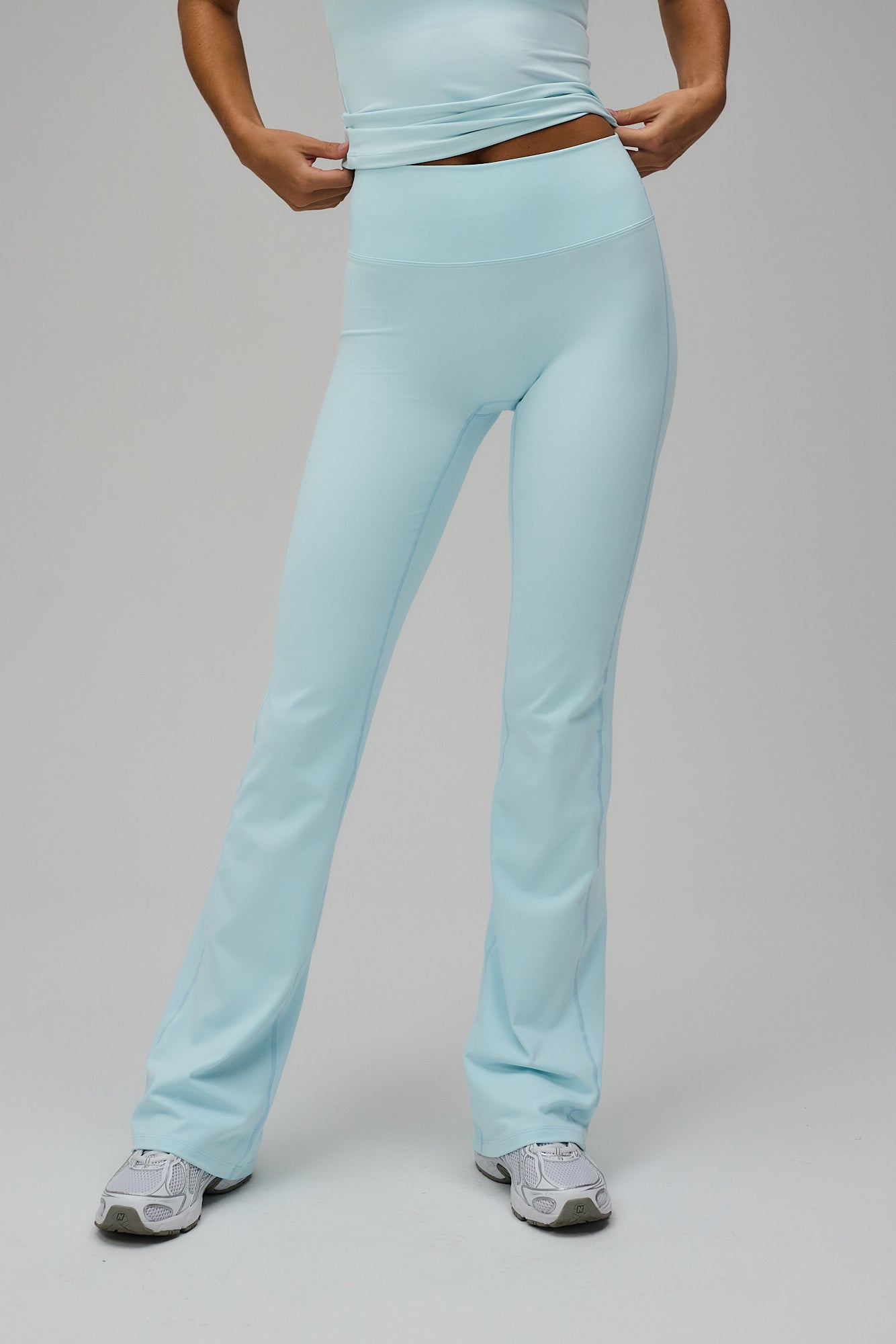 Flare Yoga Pants - Crystal Blue
