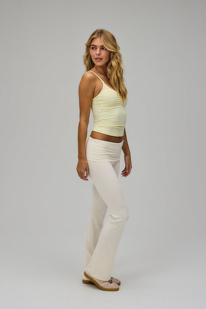 Scrunch Tank Top - Lemon