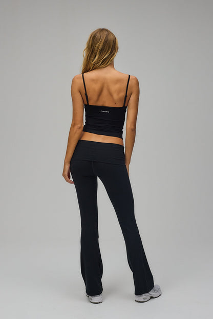 Scrunch Tank Top - Black