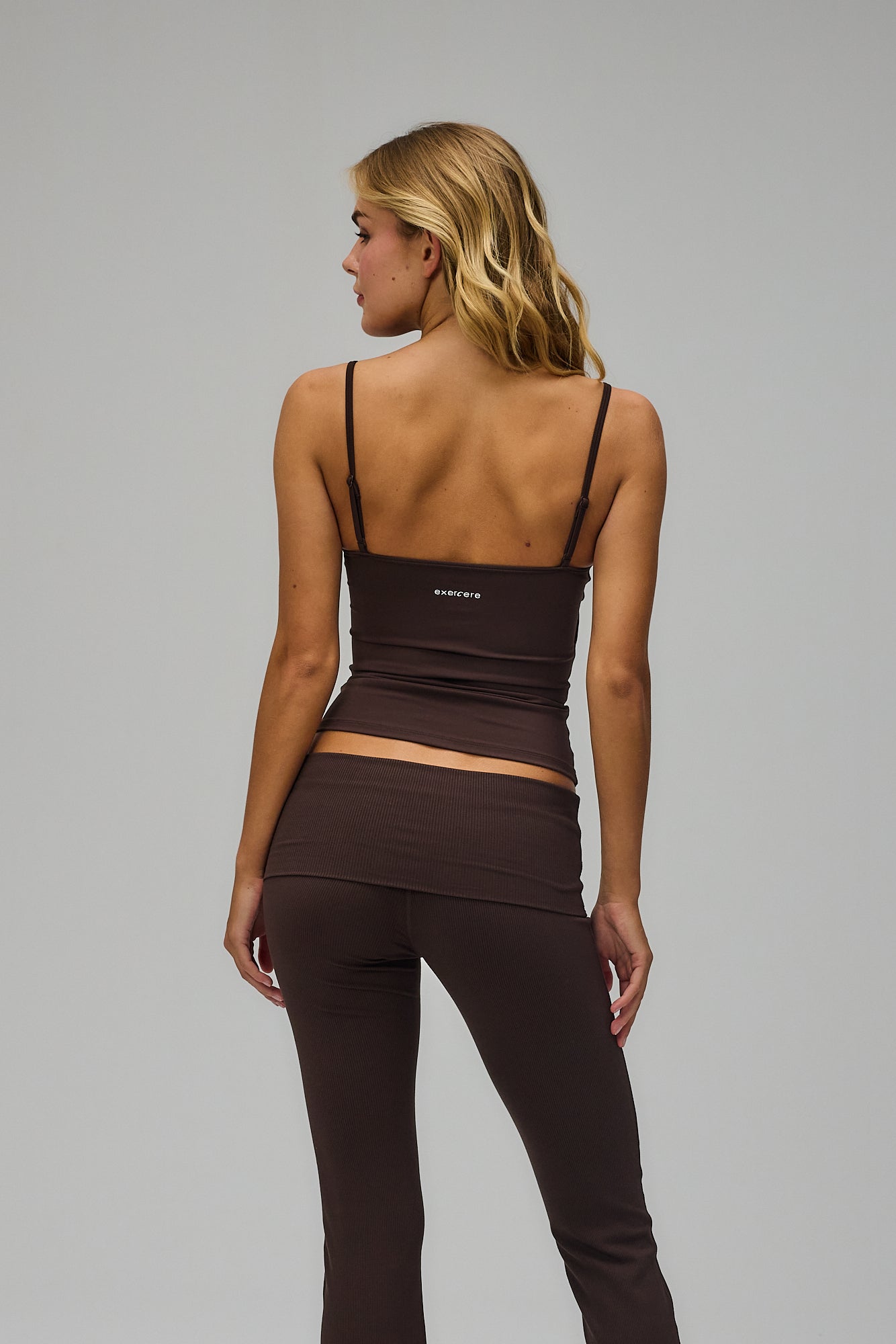 Scrunch Tank Top - Pecan Brown