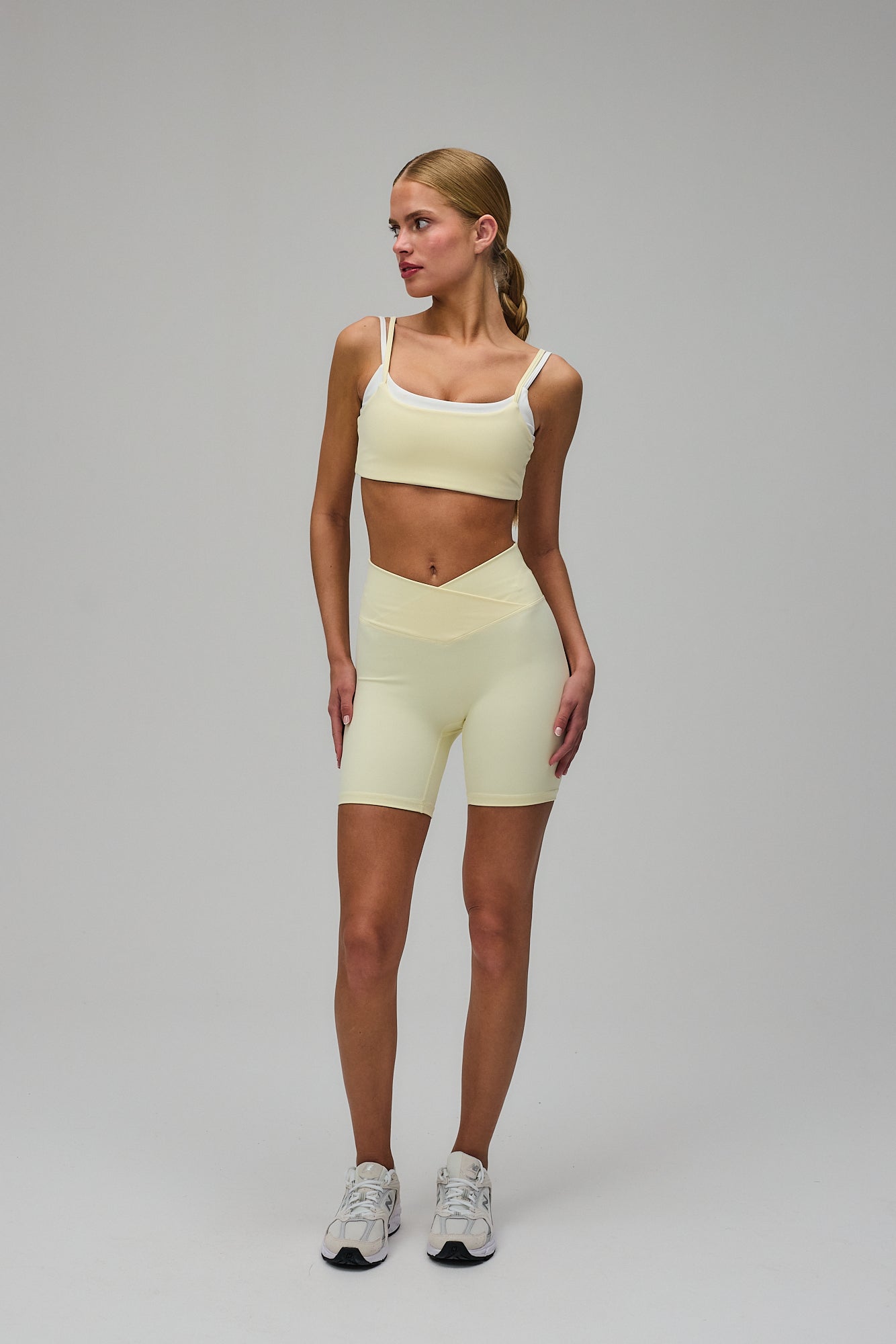 Wrap Shorts - Lemon