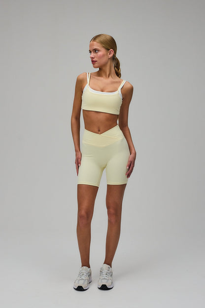 Wrap Shorts - Lemon