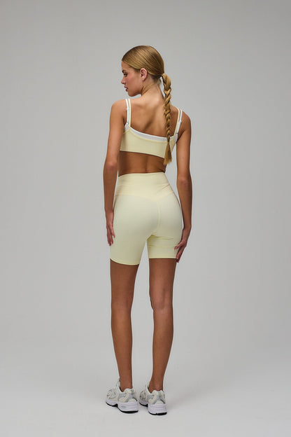 Wrap Shorts - Lemon