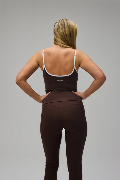 Active Tank Top - Pecan Brown