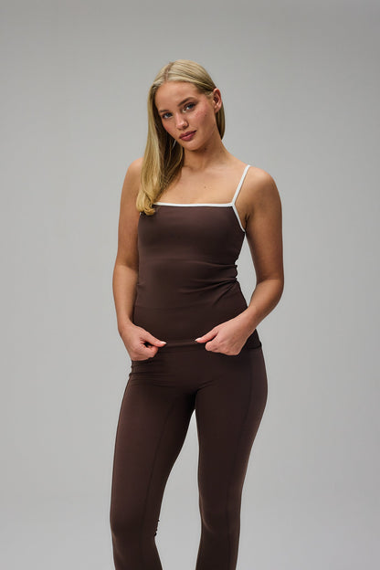 Active Tank Top - Pecan Brown