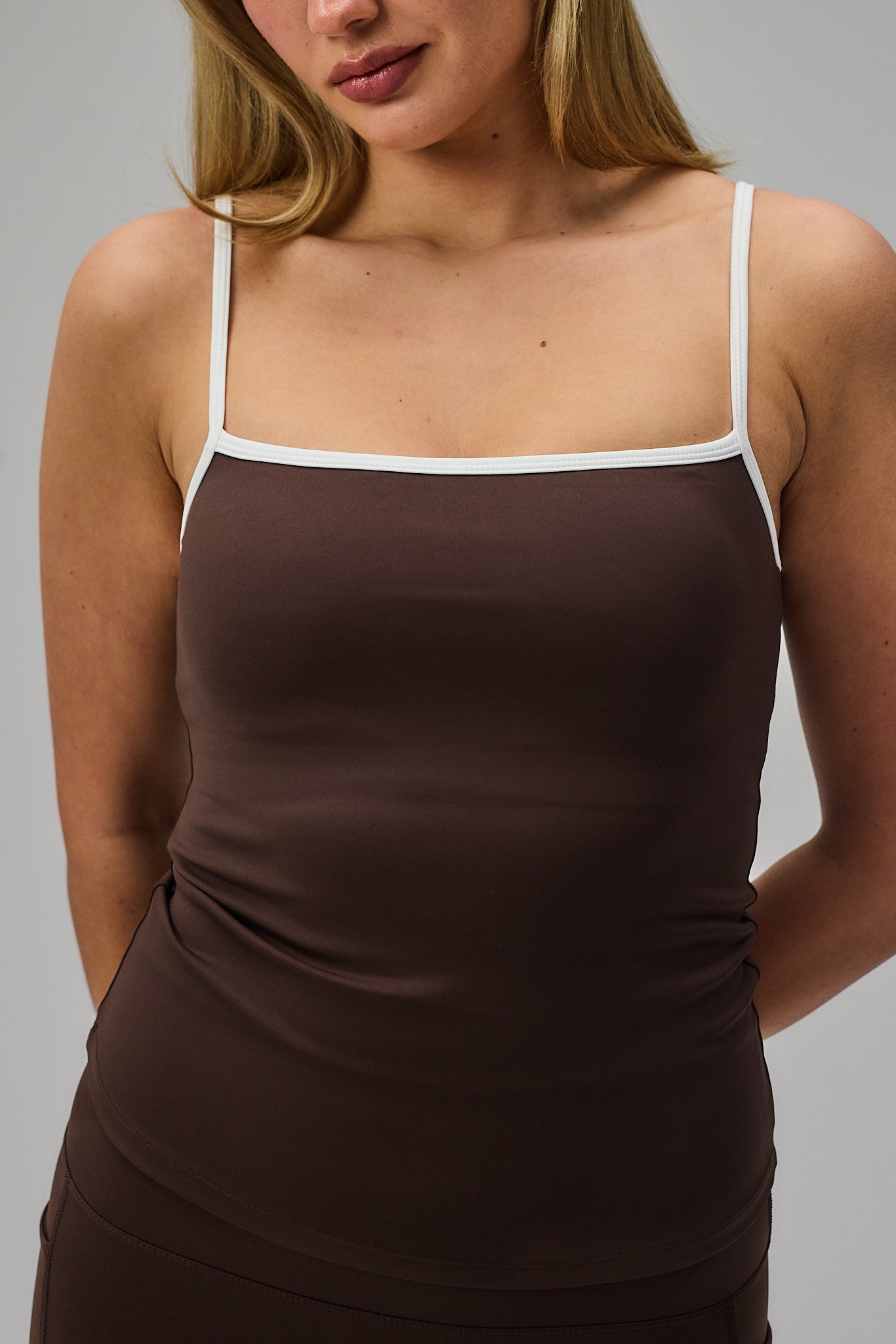 Active Tank Top - Pecan Brown