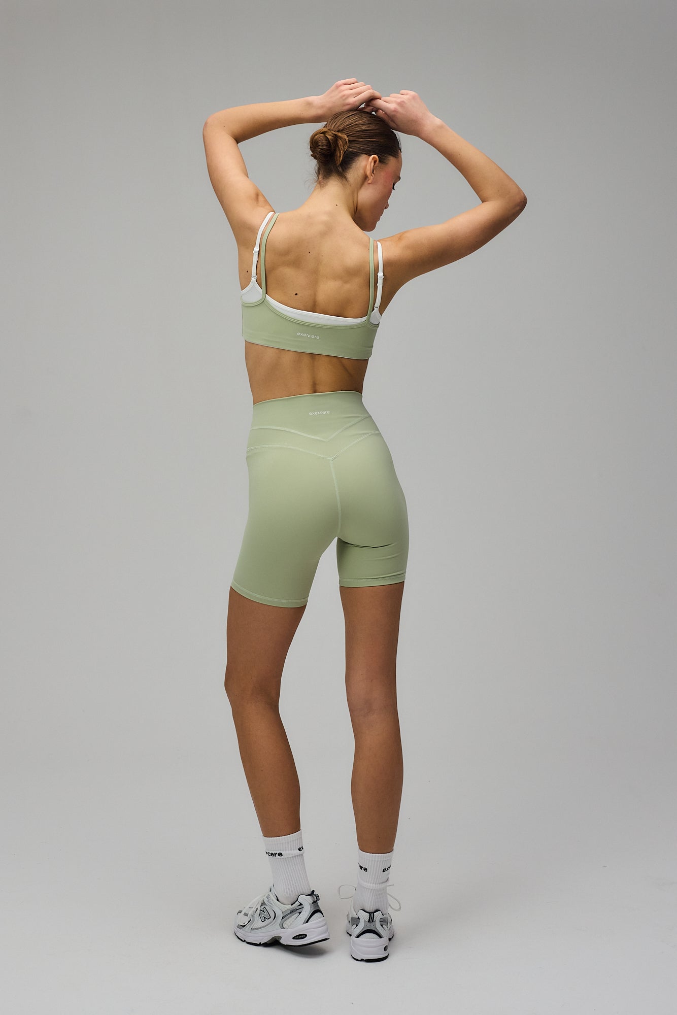 Wrap Shorts - Dusty Green