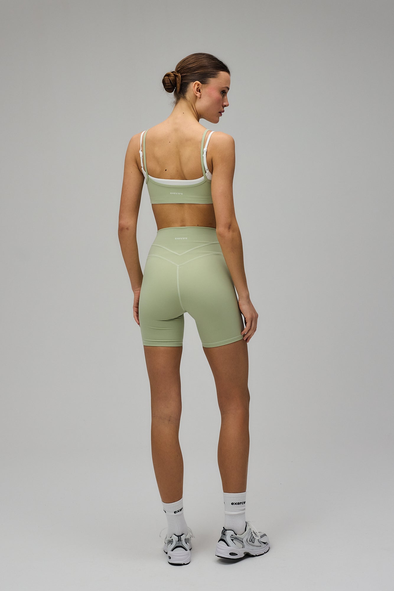 Wrap Shorts - Dusty Green