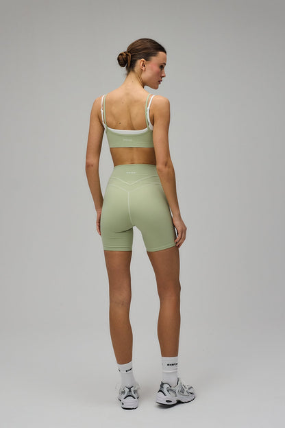 Wrap Shorts - Dusty Green
