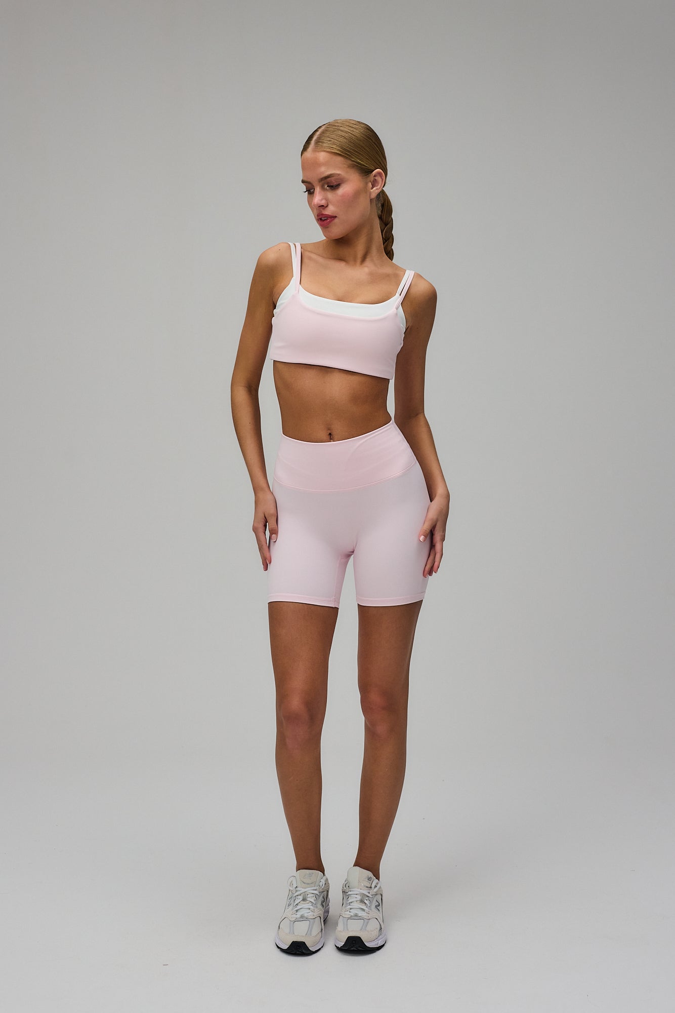 Sculpt Scrunch Shorts - Soft Pink