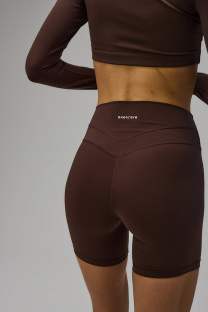 Wrap Shorts - Pecan Brown