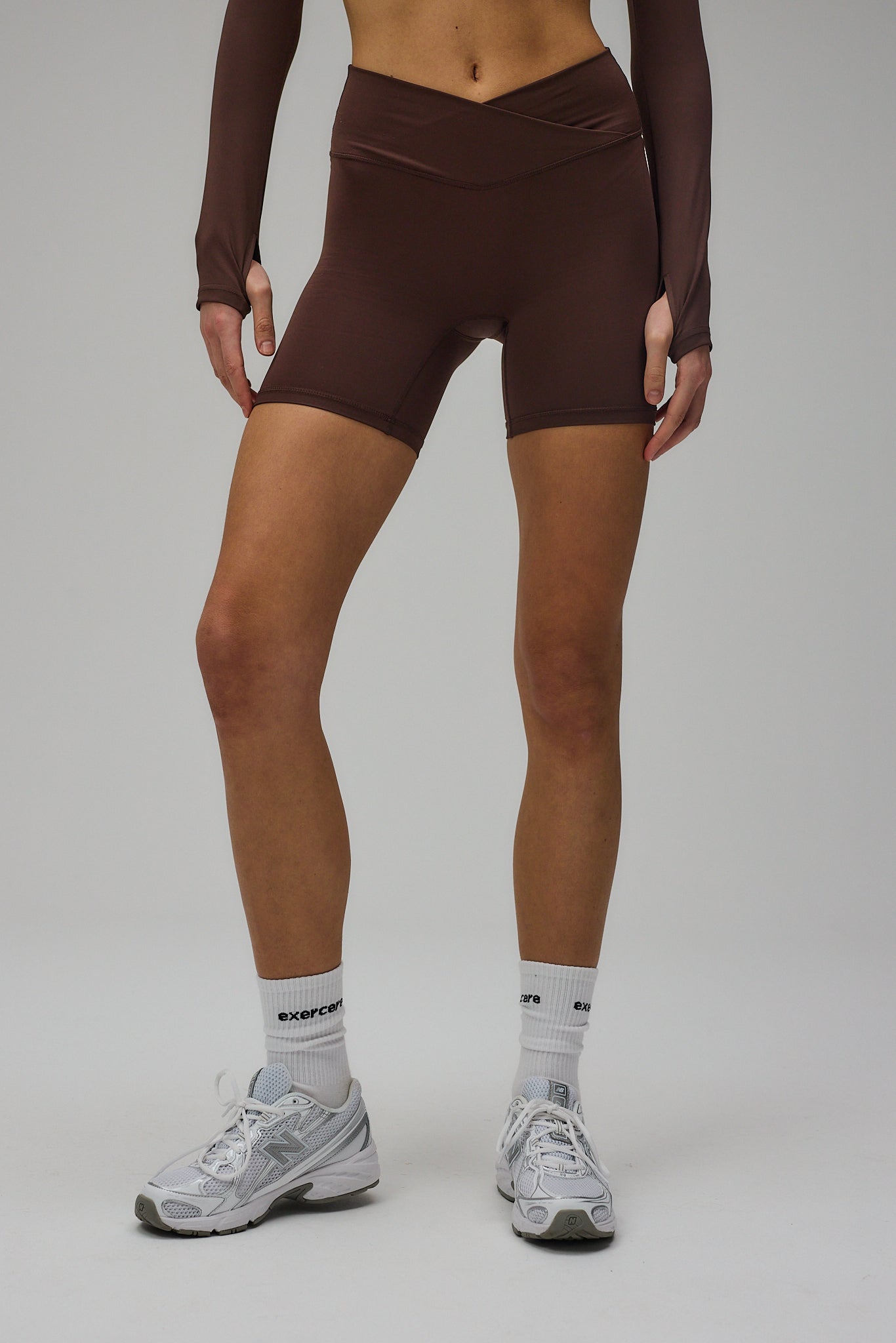 Wrap Shorts - Pecan Brown