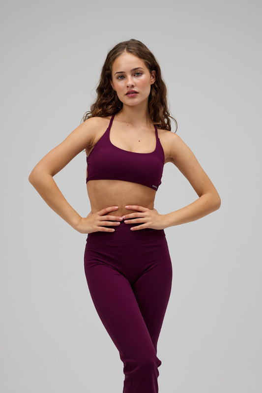 Sculpt Bra - Deep Plum