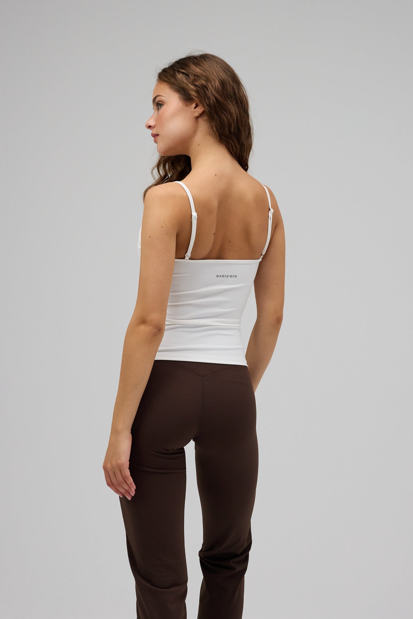 Scrunch Tank Top - White