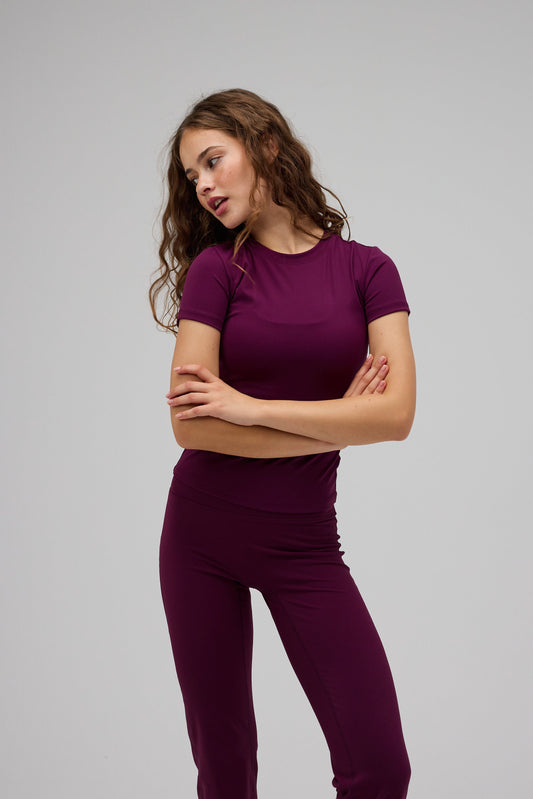 Neaty Tee - Deep Plum