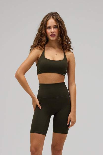 Sculpt Bra - Forest Green