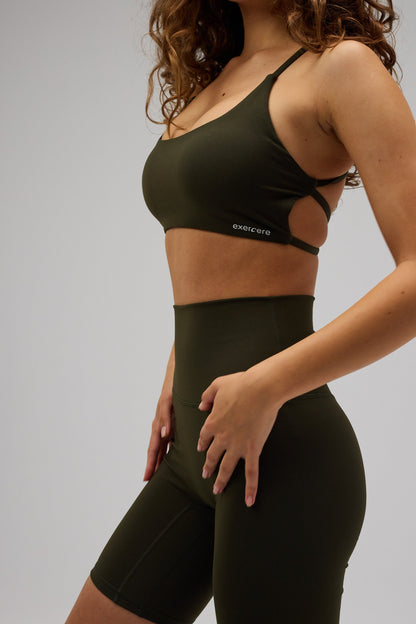 Sculpt Bra - Forest Green