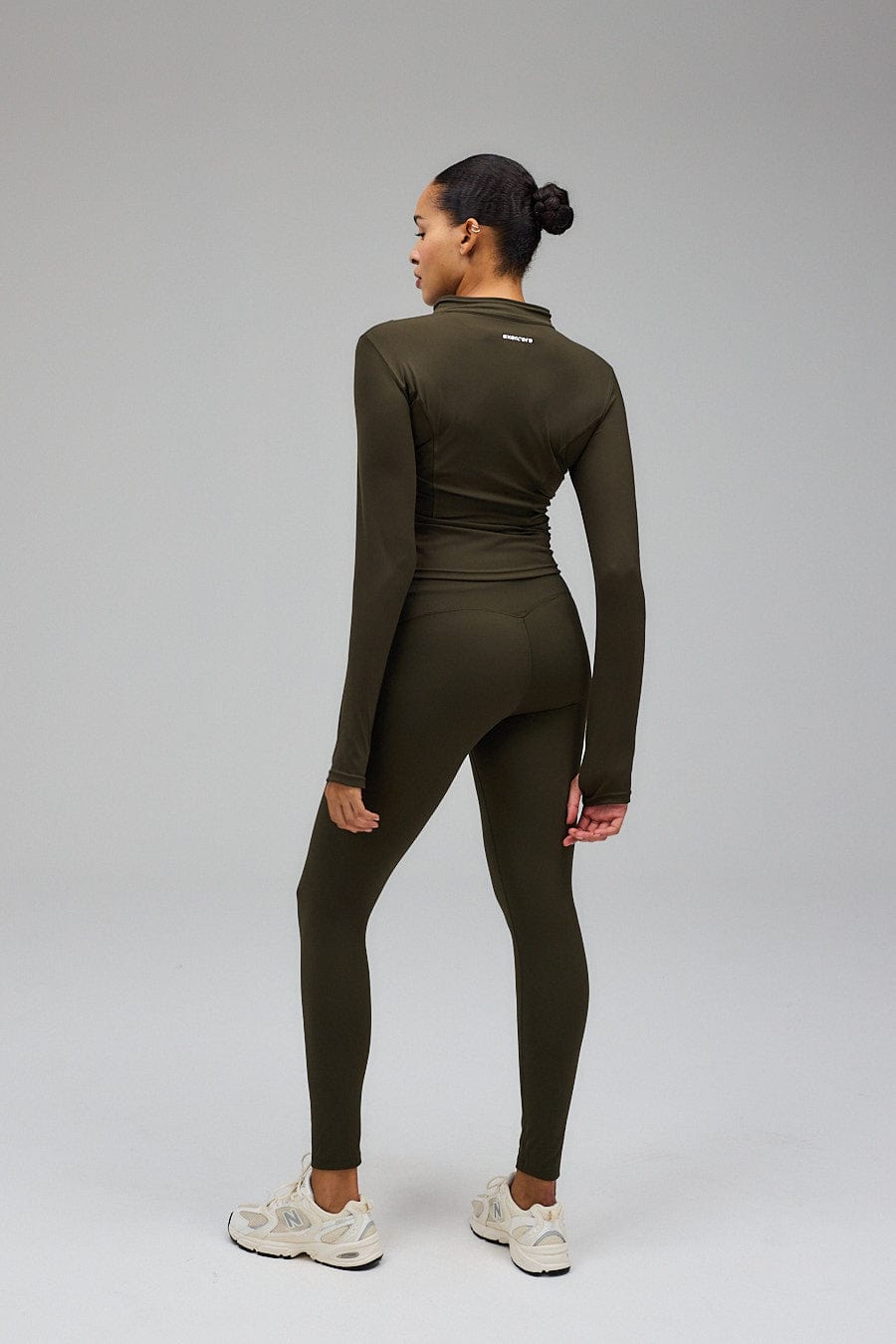 Hyper Zip Blouse - Forest Green