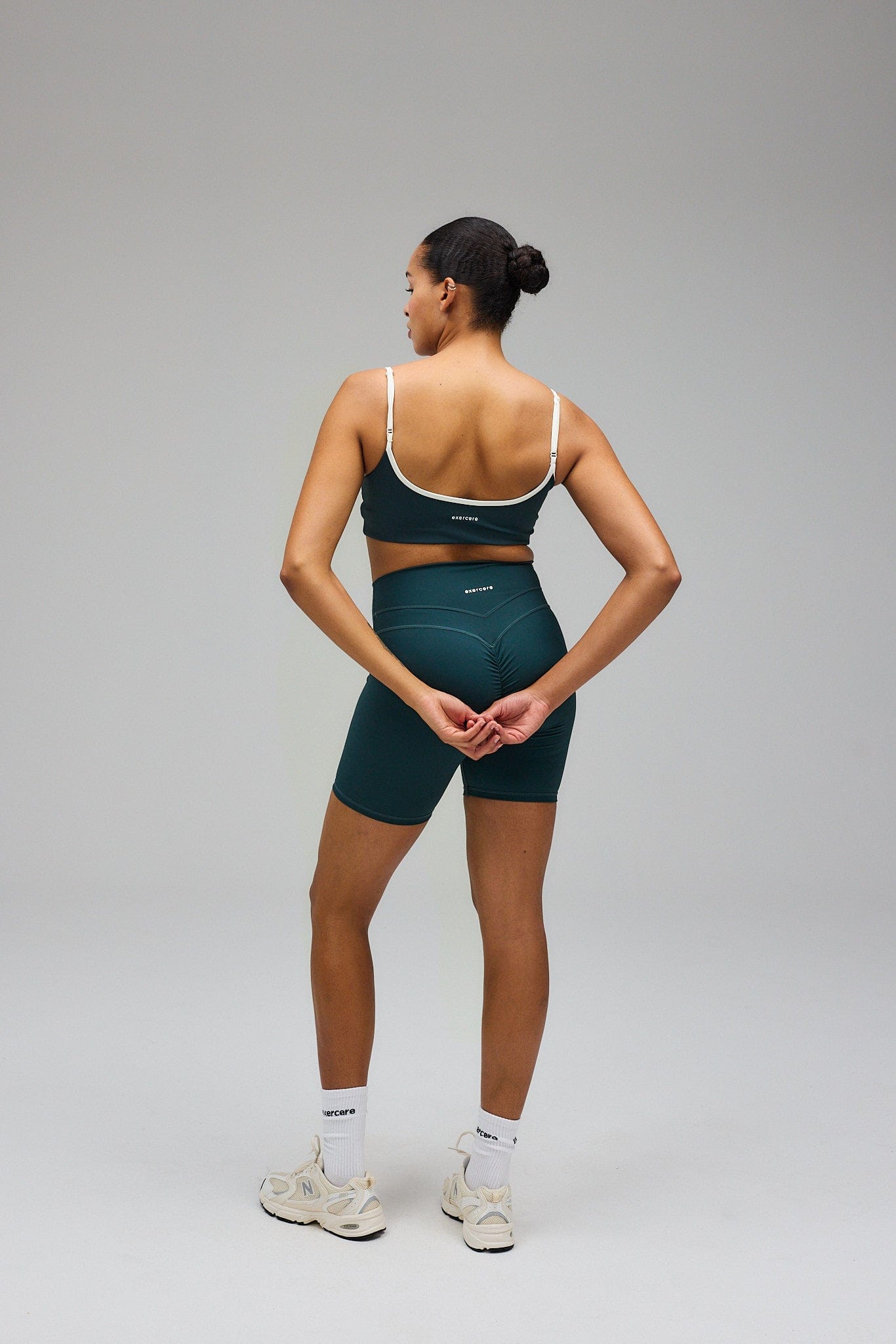 Sculpt Scrunch Shorts - Sea Green