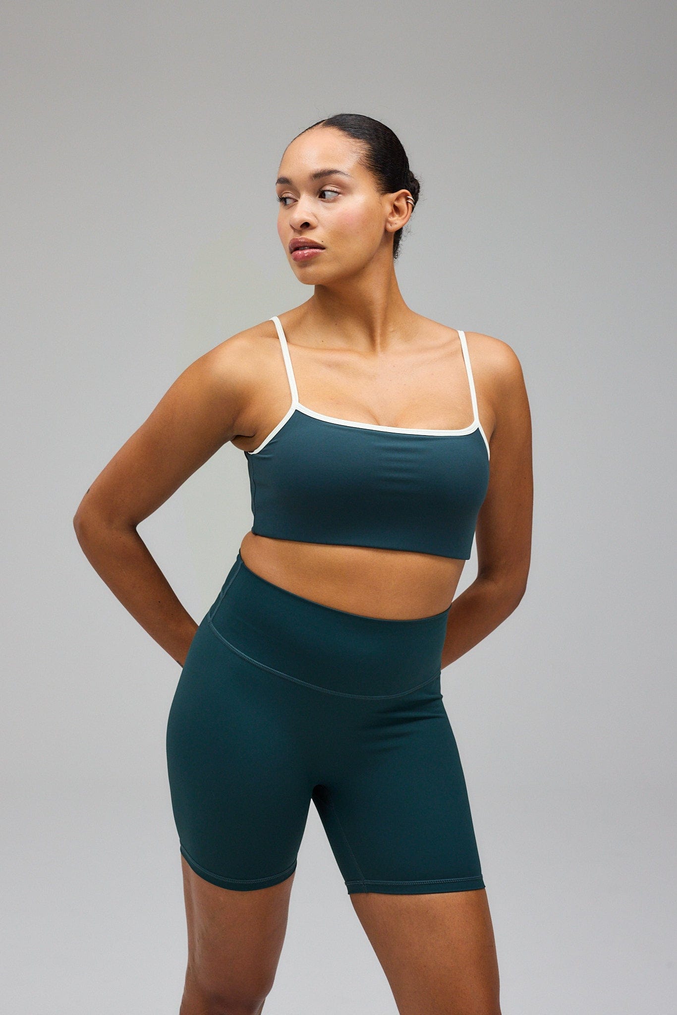 Sculpt Scrunch Shorts - Sea Green