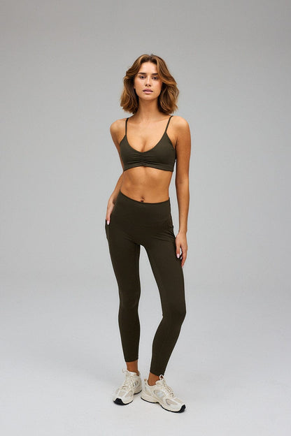 Active Pocket Tights - Forest Green