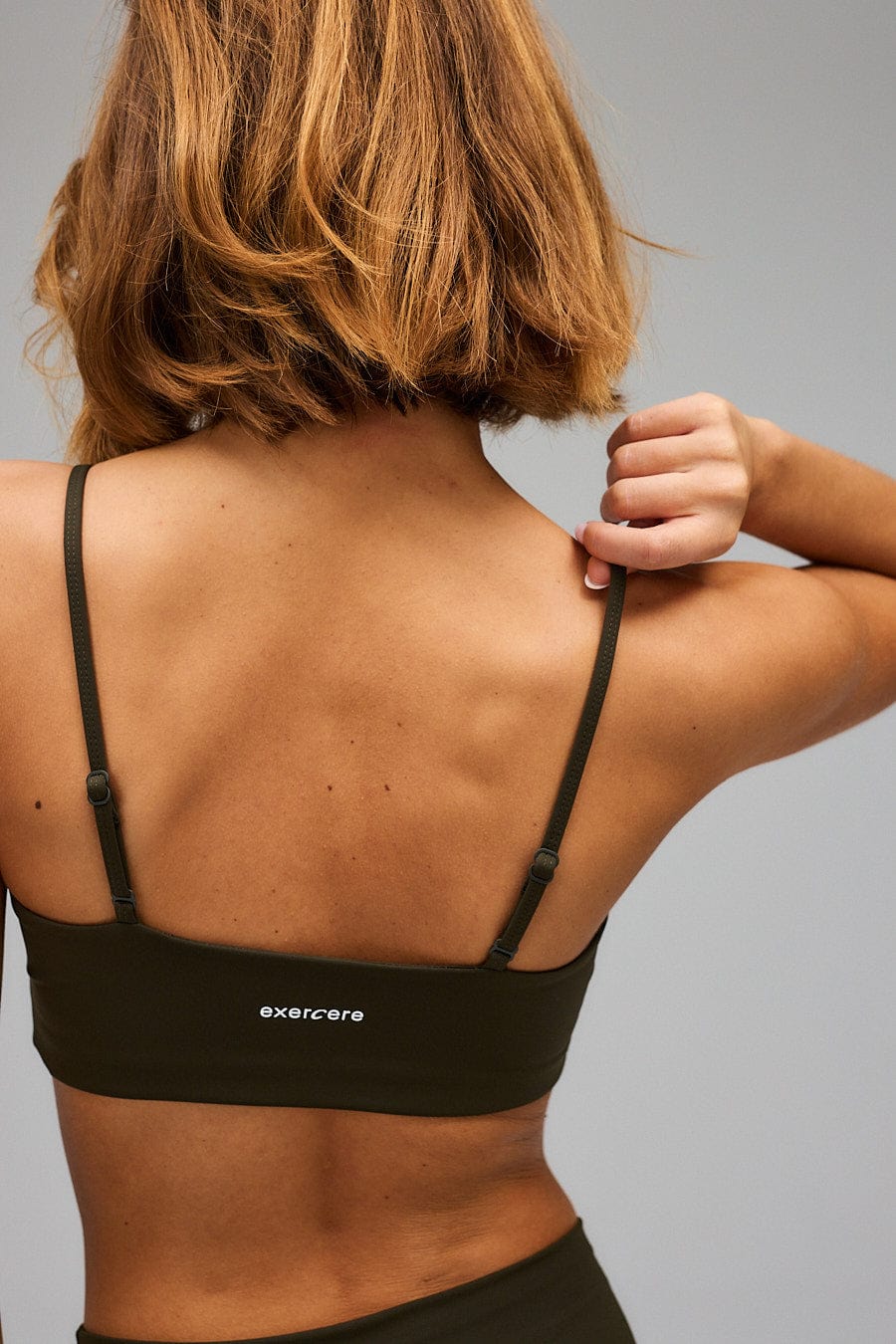 Scrunch Bra - Forest Green