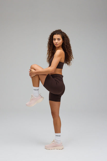 Scrunch Bra - Pecan Brown