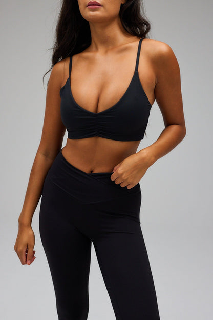 Scrunch Bra - Black
