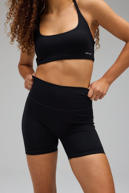 Sculpt Scrunch Shorts - Black