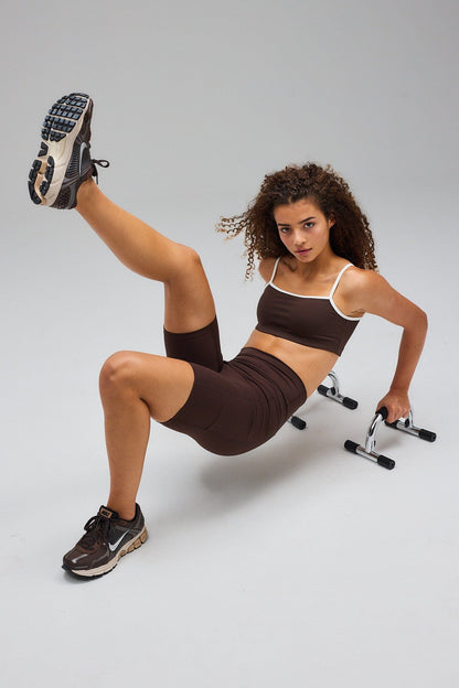 Active Pocket Shorts - Pecan Brown