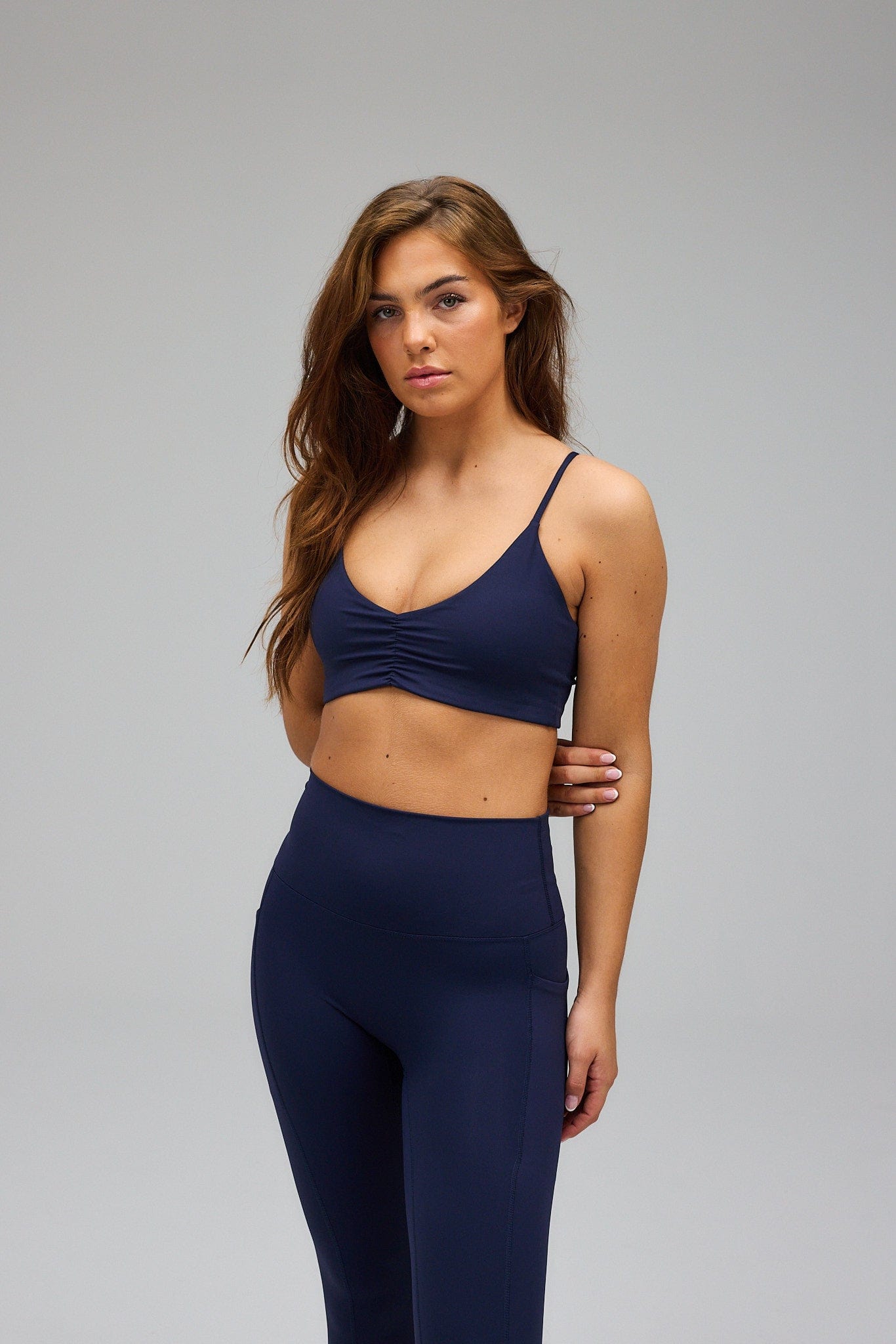 Scrunch Bra - Navy