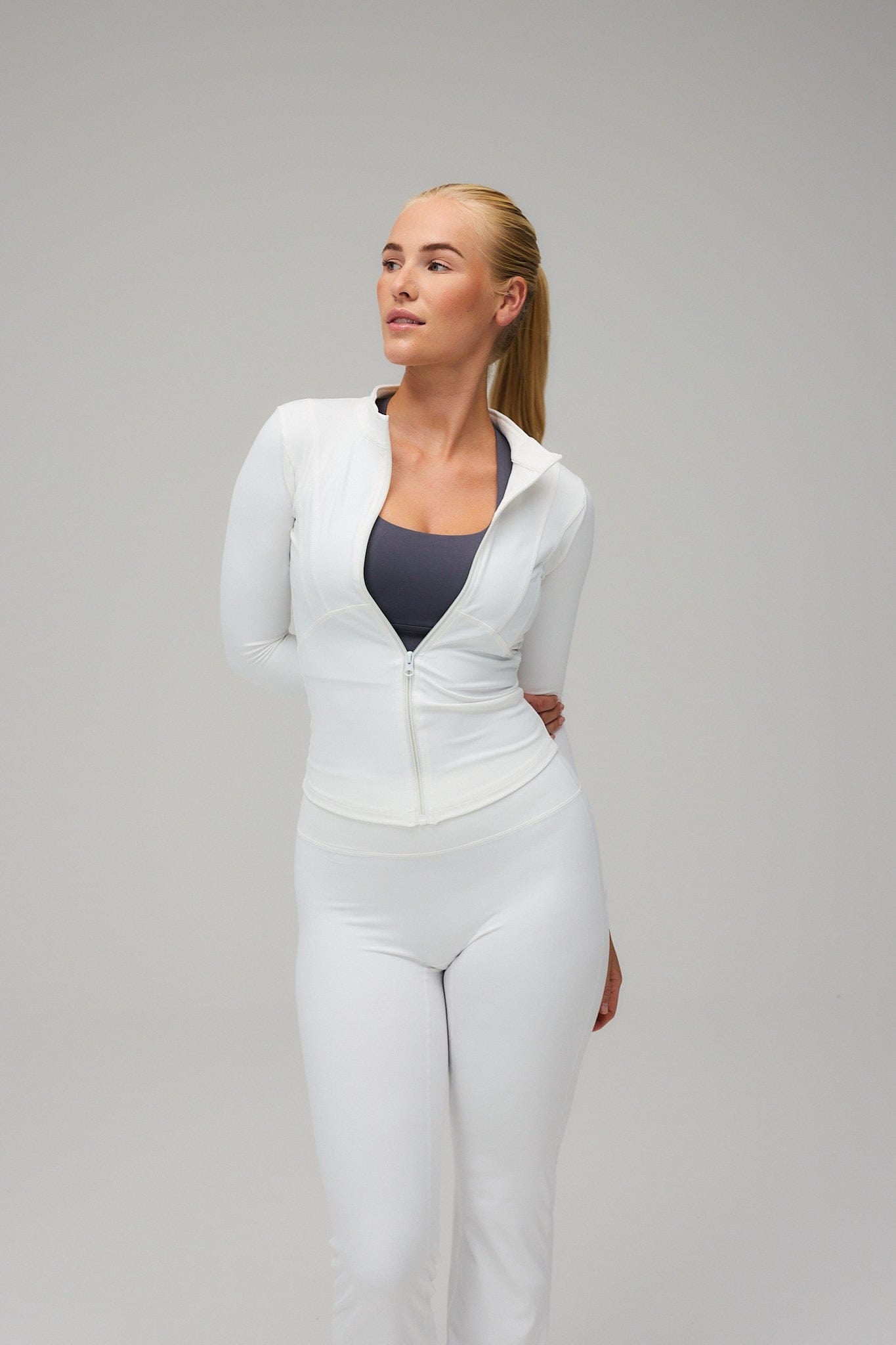 Hyper Zip Blouse - White