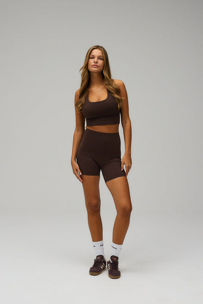 Fleek Shorts - Pecan Brown