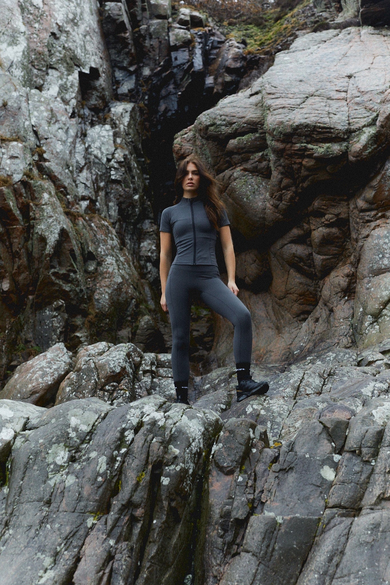 Active Pocket Tights - Slate Grey