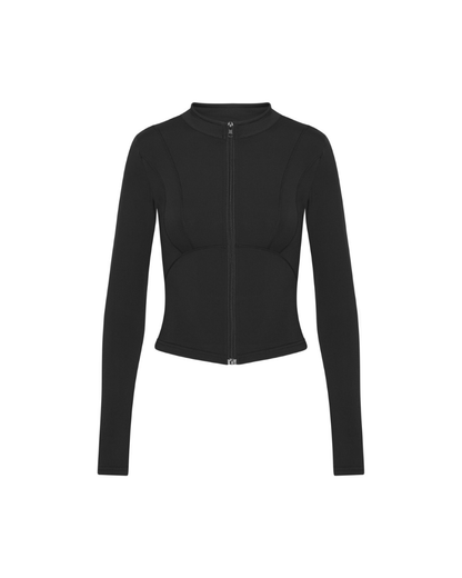 Hyper Zip Blouse - Black