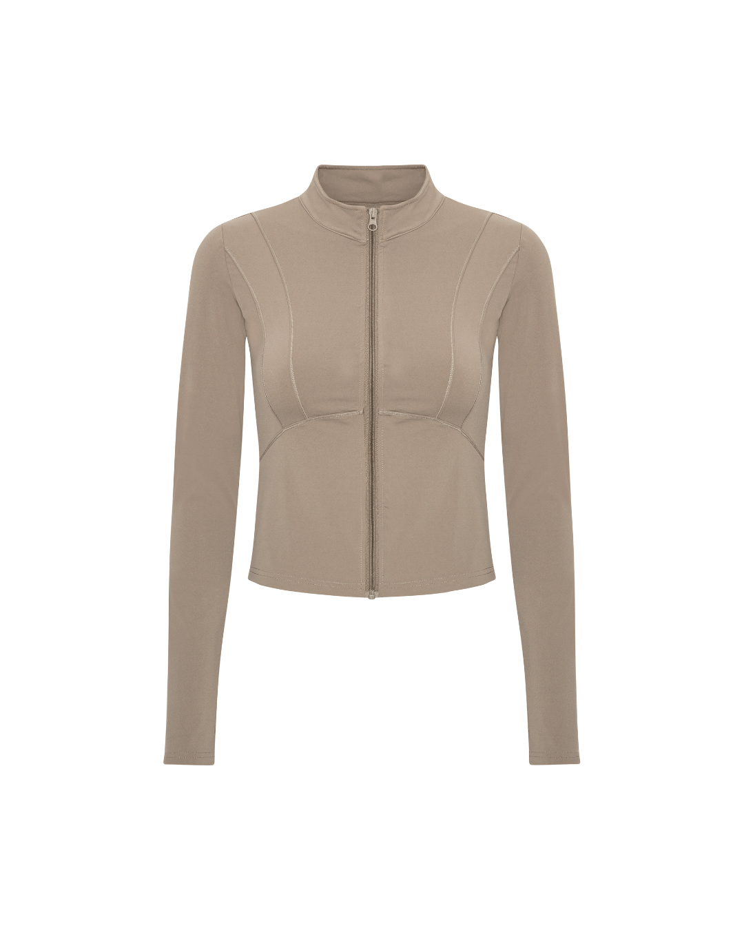 Hyper Zip Blouse - Sand Beige