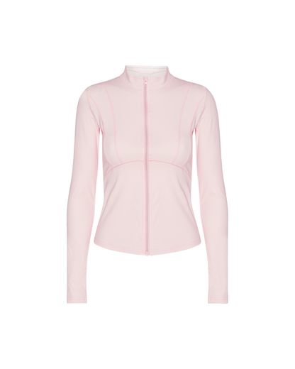 Hyper Zip Blouse - Soft Pink