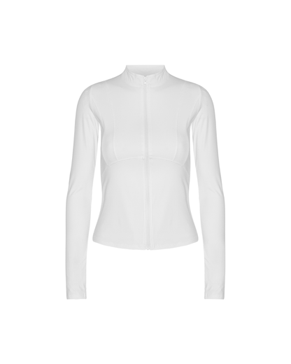 Hyper Zip Blouse - White