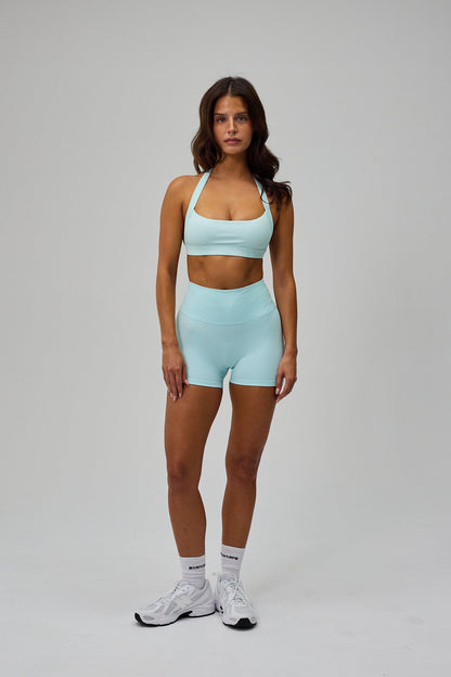 Mini Sculpt Scrunch Shorts - Crystal Blue
